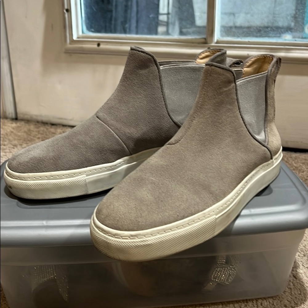 Zara Slip on suede sneaker